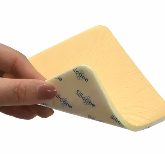 Diabetes Accessoires Apósito de capa de contacto para heridas con espuma funcional de silicona