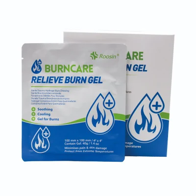 Crema para el cuidado de heridas/ Hidrogel estéril/ Gel para quemaduras/Apósito en aerosol para calmar quemaduras y escaldaduras con CE y FDA