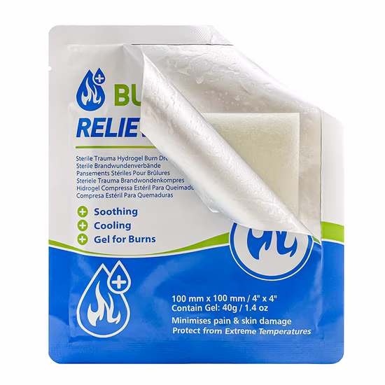 Botiquín de primeros auxilios - Apósito de gel para quemaduras